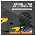 thumbnail image 3 of Rubber Threshold Ramp 1 Inch, Wheelchair Ramp for Doorway, 33069 lbs Capacity Curb Ramp, Non-Slip Textured Rubber Ramp for Scooter & Wheelchair Access, 3 of 6