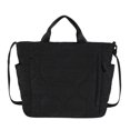thumbnail image 1 of Bolso Bandolera para Mujer Bolso Mano Acolchado Gran Capacidad Bolso (negro), 1 of 9