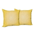 thumbnail image 6 of Ambesonne Yellow Throw Pillow Cover 2 Pack, Floral Victorian Retro, 16", Yellow, 6 of 6