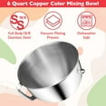 thumbnail image 4 of Stainless Steel Bowl for KitchenAid 4.5-6QT Stand Mixer Bowl with Handle Fits K45SS,KV25, KP25, 4 of 7