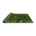 thumbnail image 2 of Ahgly Company Indoor Rectangle Abstract Green Modern Area Rugs, 2' x 4', 2 of 4
