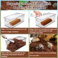thumbnail image 5 of 8 Pack Compressed Coconut Fiber Substrate - 100% Organic Coconut Fiber Brick Bedding for Reptiles, Natural Coco Husk Substrate Terrarium Bedding for Snake, Hermit Crabs, Frogs, Tortoise, Gecko, 5 of 7