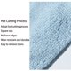 thumbnail image 4 of Toallitas reutilizables de cocina en pack de 20 - paños de limpieza súper absorbentes de secado rápido, sin pelusa ni olores, microfibra azul y gris, 8,66x8,66 pulgadas, 4 of 8