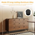 thumbnail image 7 of Evjurcn 10 Pcs Black Cabinet knobs with Install Screws Aluminum Alloy Drawer Knobs 1.1in Knobs Pull Handles for Cabinet, Drawer, Dressers, Wardrobe, 7 of 7