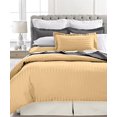 thumbnail image 1 of Ultra Soft 1800 Series 3 PC Striped Duvet Set (King, Sand Stone), 1 of 1