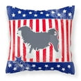 thumbnail image 2 of Carolines Treasures BB3335PW1818 USA Patriotic Lowchen Fabric Decorative Pillow, 2 of 2