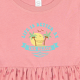 thumbnail image 4 of Inktastic Life's Better at the Beach Girls Baby Dress, 4 of 5