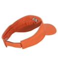 thumbnail image 3 of Golden Retriever Head Embroidered Pro Style Cotton Washed Visor - Orange OSFM, 3 of 5