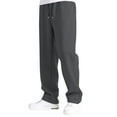 thumbnail image 2 of Zanarzt Toddler Jogger Pants Boy's Baggy Sweatpants Straight Leg Casual Pants Athletic Joggers Sweat Pants with Pockets Dark Gray,13-14 Years, 2 of 5