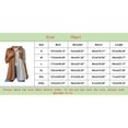 thumbnail image 3 of Vedolay Womens Sweater Open Front Cardigans Crochet Knit Sweater Coat Brown,S, 3 of 5