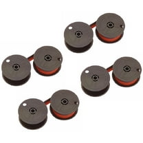 Sharp QS-2760H Calculator Ribbon, (4 Pack) Black and Red, Compatible