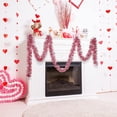 thumbnail image 4 of Guirnalda de copos de nieve de Navidad, decoraciones para árboles de Navidad, guirnalda metálica roja de Navidad, decoraciones colgantes de techo para Año Nuevo, cumpleaños, vacaciones, suministros, 4 of 8