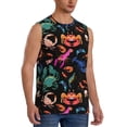 thumbnail image 2 of Pofeuu Animals Under Water Print Men's Muscle T-Shirt, Sleeveless, Muscle Tank, Classic Muscle Tee Top For Men Casual Sleeveless Muscle T-Shirt Trendy Clothes-X-Large, 2 of 7