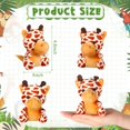 thumbnail image 2 of Animales de peluche HyDren Safari, 18 unidades, 12 cm, animales de la jungla, 2 of 7