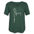 thumbnail image 4 of Blusa de manga corta con estampado informal a la moda para mujer Fridja ghk803, 4 of 4