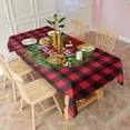 thumbnail image 3 of Christmas Flower Tablecloth,Oil Proof Spill Proof Polyester Table Cover for Rectangle Tables,Foldable Table Cloths Decoration Tablecloths for Spring Easter Picnic Kitchen, 3 of 6