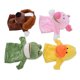 thumbnail image 5 of Marionetas de mano de animales, 4 piezas Marionetas de mano de animales Marionetas de mano suaves Marionetas de mano lindas Artesanía superior, 5 of 14