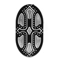 thumbnail image 4 of Housse de Pédale de Frein en Aluminium Argent Noir Style Croisé Compatible avec TG883 TG1200 1999-2013, 4 of 7