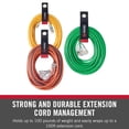 thumbnail image 2 of Organizador con soporte para cables de extensión, marca VELCRO, fácil de colgar, 2 of 8
