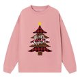 thumbnail image 1 of Sudadera sin estampado de Árbol de Navidad Gibobby rosa S, 1 of 5