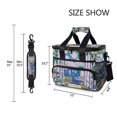 thumbnail image 3 of FORMRS Insulated Cooler Bag 24 Cans Capacity Soft Leakproof Lunch Box with Side Pockets, Floral Window, 3 of 7