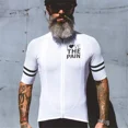 thumbnail image 2 of Maillot de ciclismo de manga corta Love The Pain para hombre, camiseta de ciclismo de carretera, maillot de ciclismo de secado rápido, transpirable y cómodo, 2 of 5