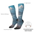 thumbnail image 4 of Gukieu Cute Cloud Cat Print Contrast Color Stockings, Elastic Sports Socks Warm Socks Clothing Accessories, Adult Unisex, 4 of 6