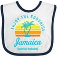 thumbnail image 3 of Inktastic Enjoy the Sunshine Jamaica Summer Paradise Boys or Girls Baby Bib, 3 of 4