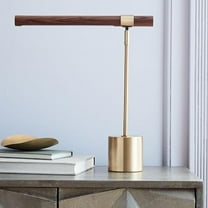 Modern Table Lamp Banker Wood Desk Light Metal Bade Lamp Adjustable Head Mid Century Nordic Bedroom Bedside Nightlight