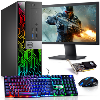 Gaming PC Desktop Intel core i7, TechMagnet Horizon+ with AMD RX-550 4GB  DDR5, 16GB RAM, 240GB SSD + 2 TB HDD, HDMI, DVI, VGA, RGB Keyboard, Mouse