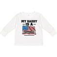 thumbnail image 3 of Inktastic My Daddy is a Veteran Boys or Girls Long Sleeve Toddler T-Shirt, 3 of 5