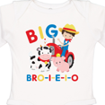 thumbnail image 4 of Inktastic Farmer Tractor EIEIO Big Bro Boys Long Sleeve Baby Bodysuit, 4 of 5