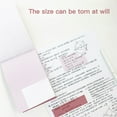 thumbnail image 4 of Tignapoo Red Self-Removing Correction Notes for Mistake Review - A6 Size, 21 Sheets, Paper Material, Ideal Learning Tool, 4 of 7