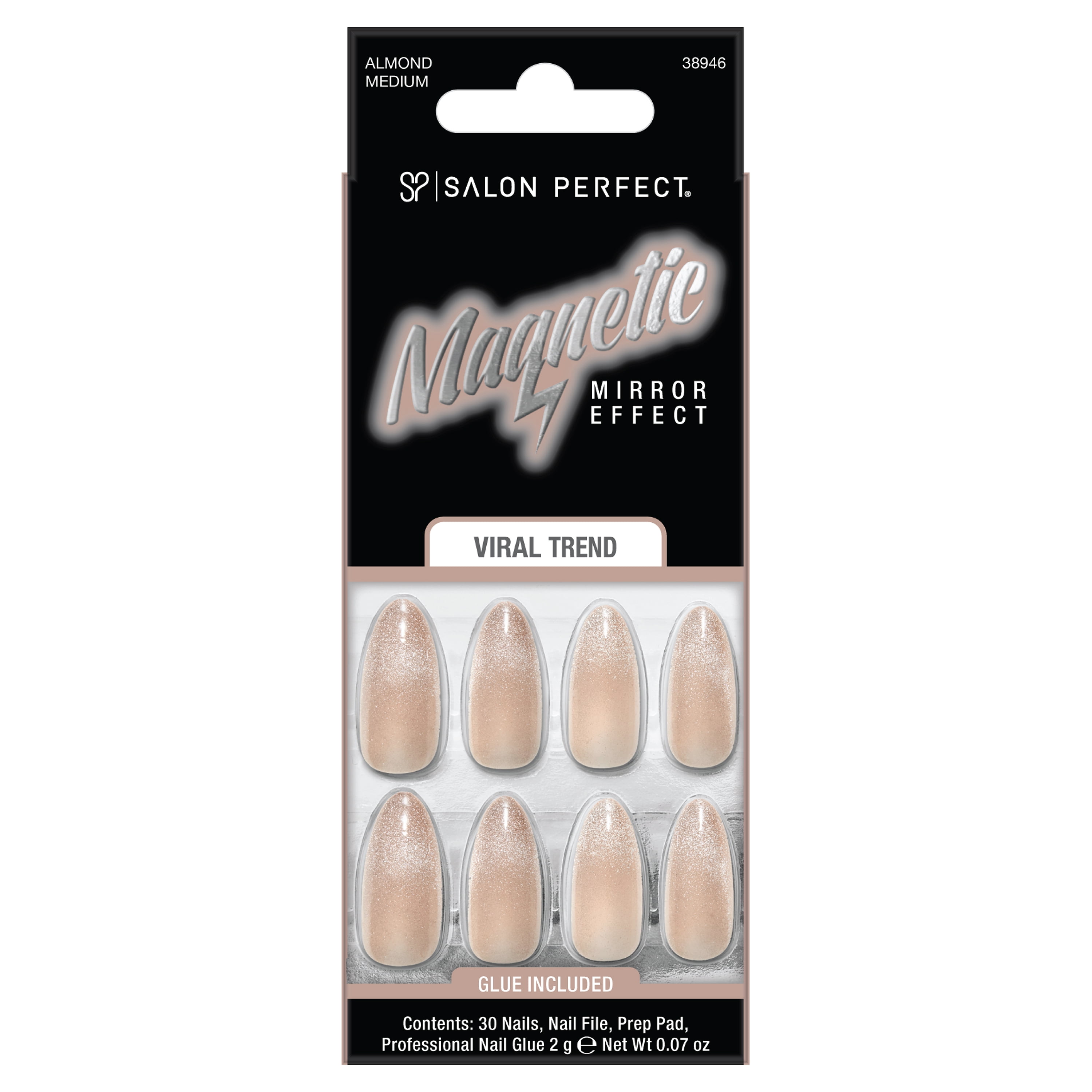 adeline’s press ons Kiss Full-Cover Curve Overlap Long Squoval Press-on Nails