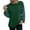 Green, variant on Aayomet Y2k Tops Women's Long Sleeve Waffle Knit Stretch Cotton Thermal Underwear Shirt,Green S
