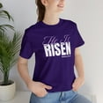 thumbnail image 5 of Easter He Is Risen, Bella&Canvas, Unisex Cotton Short Sleeve T-Shirt, S-3XL, 5 of 6