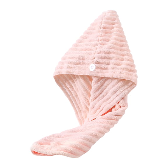 AUQ Microfiber Hair Drying Towel,Extra Thick Super Absorbent Hooded Hair Towel for Women Long Wet Hair,Anti Frizz Super Absorbent Hair Towel Wrap for All Hair Types