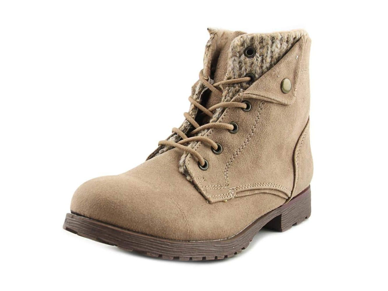 Rock & Candy Womens Tavin Faux Fur Closed Toe Ankle Fashion Boots