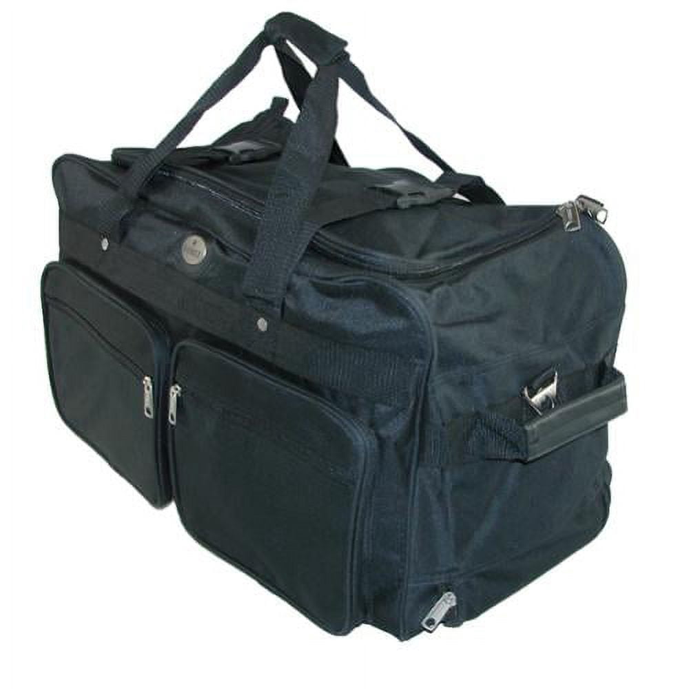 Everest 23" Deluxe Rolling Travel Duffel Bag, Black