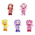 thumbnail image 2 of Muñecos de peluche de 25CM de dibujos animados de frutas de impresión de la falda del sombrero de la muñeca de trapo suave lindo bebé juguetes de tela de los niños regalos de cumpleaños Speravity WJ3861-04B, 2 of 7