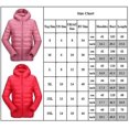 thumbnail image 2 of Women Plain Winter Warm Quilted Puffer Jacket Lightweight Padded Coat Outerwear, 2 of 2