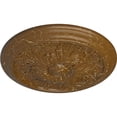 thumbnail image 3 of Ekena Millwork 16 7/8"OD x 5/8"P Vienna Ceiling Medallion (Fits Canopies up to 3 1/4"), Hand-Painted Smokey Topaz Crackle, 3 of 6