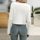 thumbnail image 4 of Chaqueta deportiva,Blusa con cremallera para mujer, manga larga, cuello redondo, camisa informal de poliéster, cómoda para uso diario, para uso doméstico y laboral, sopatenor, 4 of 8