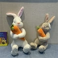 thumbnail image 4 of CHOYURME CHONYURM Easter Bunny Rabbit Soft Plush Toy 11 Inch Bunny Stuffed Animal Birthday Easter Gift for Toddler Girls Boys Kids, 4 of 8