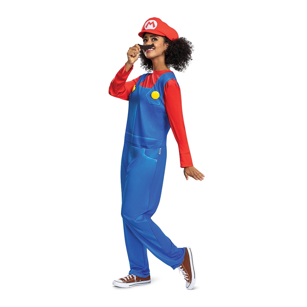 Unisex Size XL (40-42-inch chest) Mario Elevated Halloween Adult Costume Super Mario Bros., Disguise