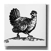 Epic Graffiti 'Chicken Astray'  by Art Licensing Studio Canvas Wall Art, 12" x 12"