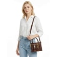 thumbnail image 4 of LAVA Small Box Crossbody Purse For Women, Designer PU Leather Mini Top Handle Tote Bag Shoulder Pouch, Satchel Flap Handbag for Ladies, 4 of 12