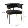 thumbnail image 6 of TOV Furniture Astrid Grey Velvet Chair, 6 of 7