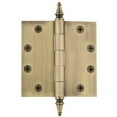 thumbnail image 5 of Grandeur 819959 4.5 X 4.5" Plain Bearing Square Corner Mortise Door Hinge - Bronze, 5 of 7