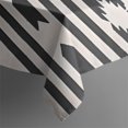 thumbnail image 5 of Boho Black and White Diamond Central Ethnic Pattern Square Tablecloth,Waterproof Square Table Cover,Wipeable Spillproof Washable Table Cover for Home Kitchen Party Decor 42"X42"(107x107cm), 5 of 6